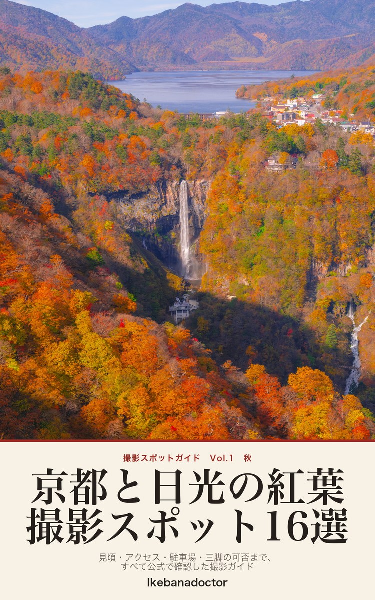 『京都と日光の紅葉 撮影スポット16選』表紙